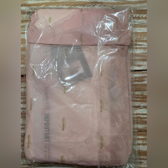 NWT House of CB Augusta white pin tuck top plunge blouse top L - Picture 7 of 8